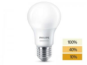 E27 LED žarnica Philips SceneSwitch 6W z možnostjo zatemnjevanja E27 LED žarnica Philips SceneSwitch 6W z možnostjo zatemnjevanja