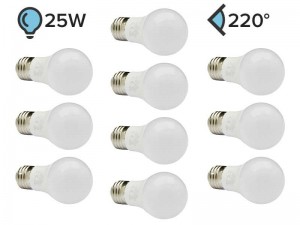 Paket 10x E27 LED žarnica A50 3W Paket 10x E27 LED žarnica A50 3W