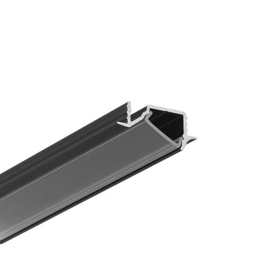 ALU profil VGRADNI DIAGONAL - ČRNI