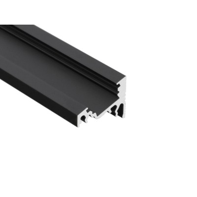 ALU profil KOTNI M - ČRNI