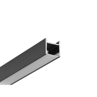 ALU profil LEVEL - ČRNI