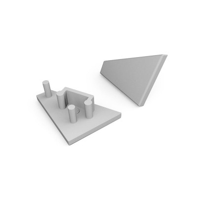 Zaključek za KOTNI L profil - SIVI