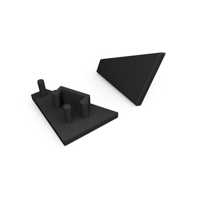 Zaključek za KOTNI M profil - ČRNI