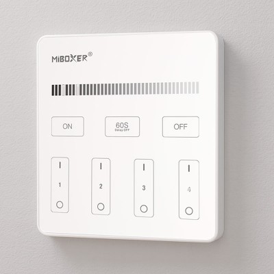 MiLight daljinec MONO STEKLENI PANEL - BELI