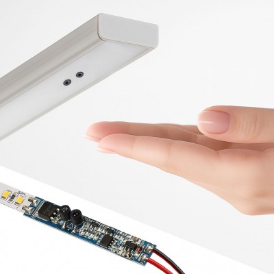 Zatemnilno stikalo za profil brez LED indikatorja lokacije - NA ZAMAH