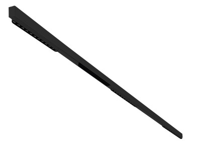 Tračna svetilka SLIM 48V 3x12W ČRNA