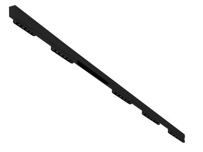 Tračna svetilka SLIM 48V 5x6W ČRNA