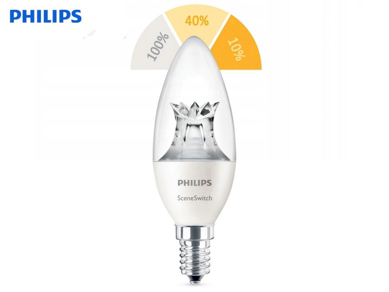 E14 LED žarnica Philips SceneSwitch 5.5W
