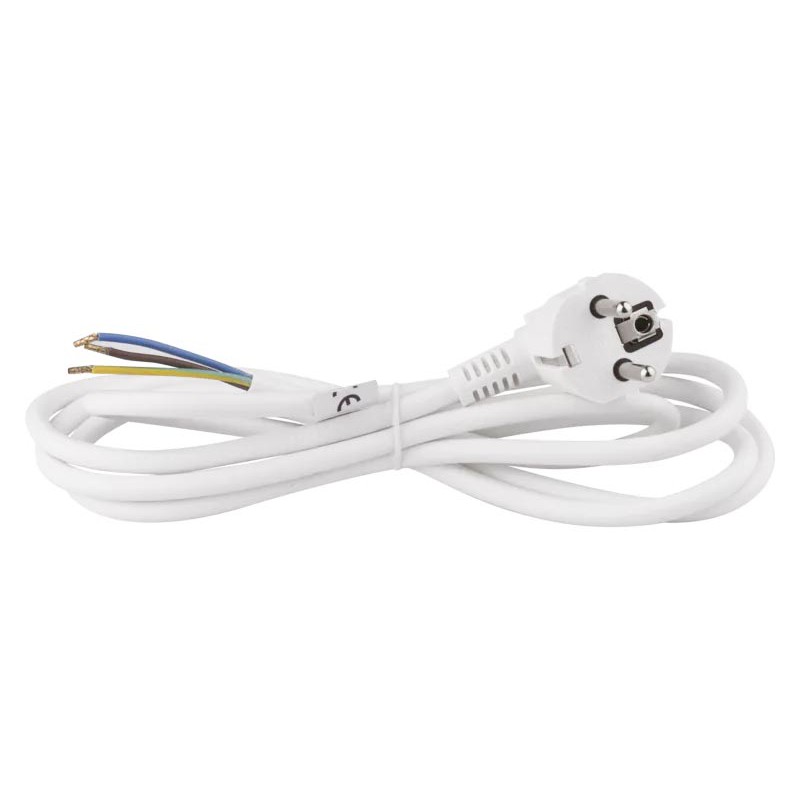 Kabel z vtikačem BELI - TROŽILNI