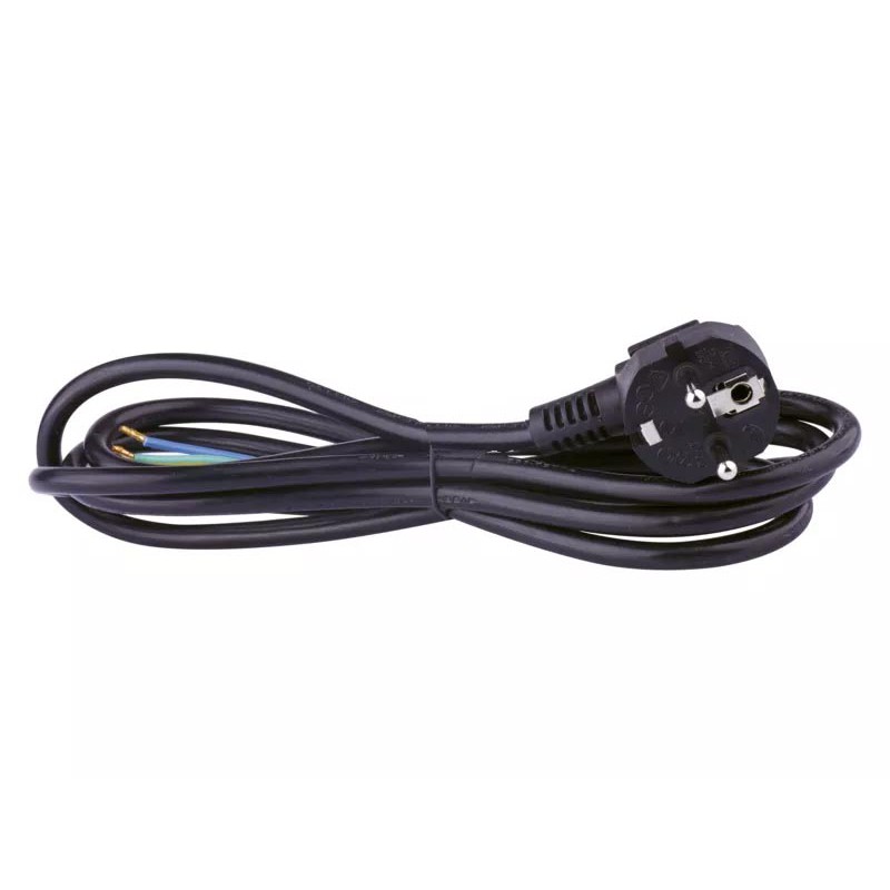Kabel z vtikačem ČRNI - TROŽILNI