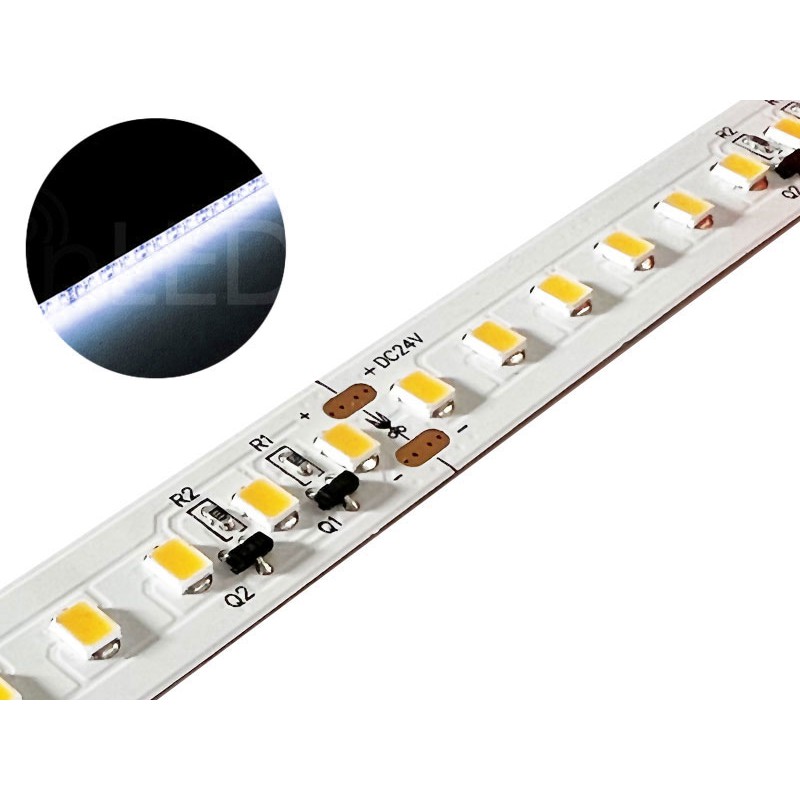 XtraPERFORMANCE 24V LED trak, 128LED/m, HLADNA BELA