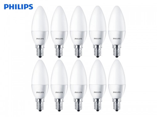 10x E14 LED žarnica Philips CorePro 40W/5.5W B35 MLE.