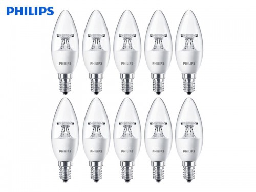 10x E14 LED žarnica Philips CorePro 40W/5.5W B35 PROZ.