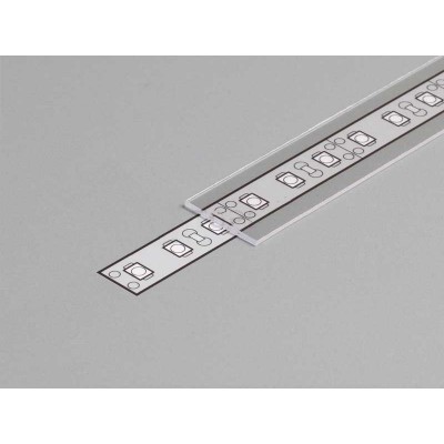 Pokrov za ALU profil KOTNI S - PROZOREN SLIP