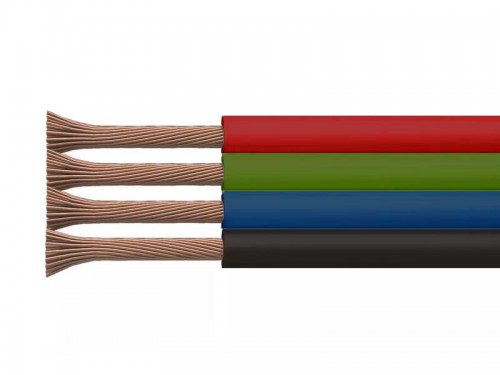 Kabel v 5m kolutu - RGB - 4x0.30mm²
