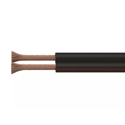 Kabel v 10m kolutu - ČRNI - 2x0,35mm²