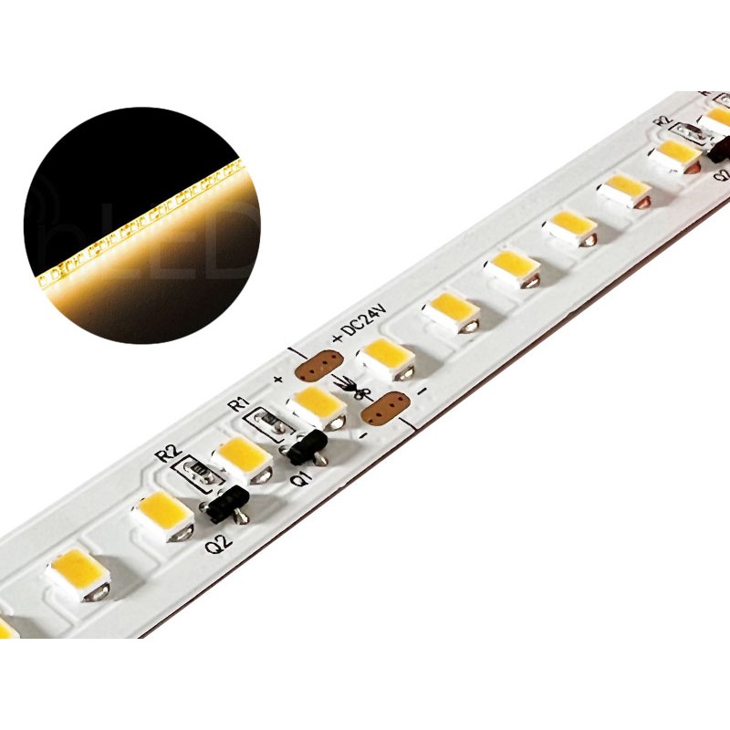 XtraPERFORMANCE 24V LED trak, 128LED/m, TOPLA BELA