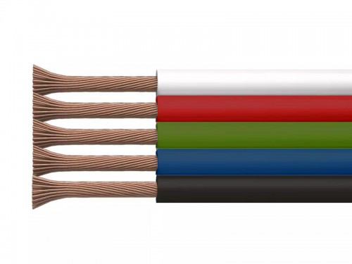 Kabel v 5m kolutu - RGBW 5x0.30mm²