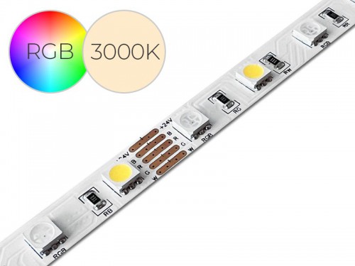 RGB+W 24V LED trak V1.0, TOPLA BELA