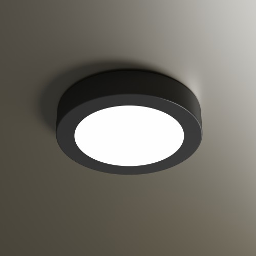 LED svetilka SLIM 12W ČRNA