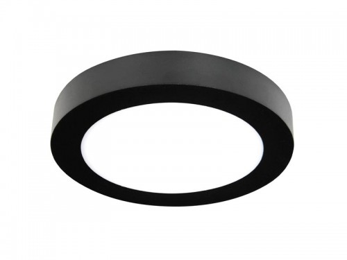 Nadgradni LED panel StandardCOLOR 12W - HLADNO BELI (6000K) - ČRNO OHIŠJE