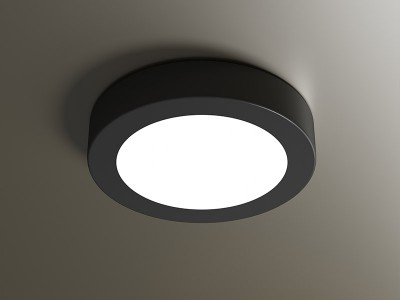 LED svetilka SLIM 12W ČRNA