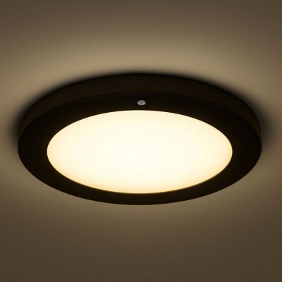 LED svetilka s senzorjem SuperSLIM 24W ČRNA