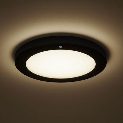 LED svetilka s senzorjem SuperSLIM 18W ČRNA