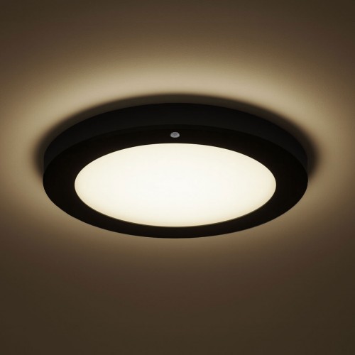 LED svetilka s senzorjem SuperSLIM 18W ČRNA