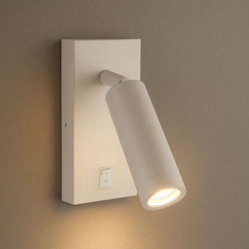 Reflektor s stikalom SLIM 1X - BELI