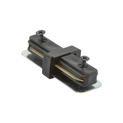 Track sistem 230V BASIC - RAVNA SPOJKA ČRNA