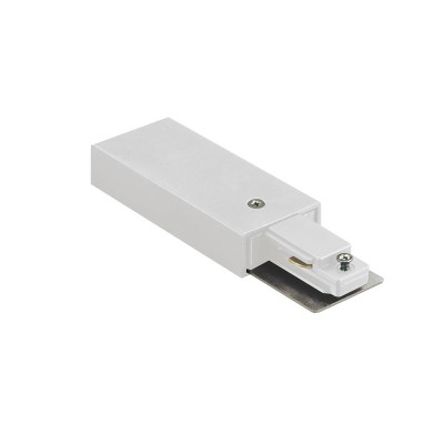 Track sistem 230V BASIC - KONČNI NAPAJALNI PRIKLJUČEK BELI