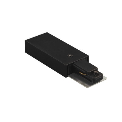 Track sistem 230V BASIC - KONČNI NAPAJALNI PRIKLJUČEK ČRNI