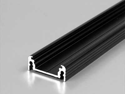 Črna barva ALU profila za LED trakove