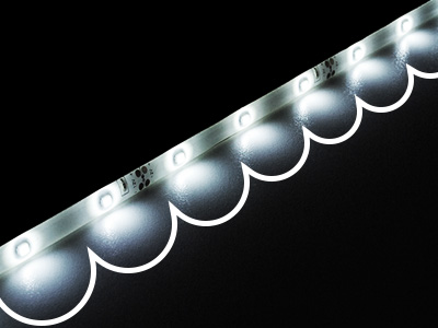 Točkasta svetloba - LED diode so vidne